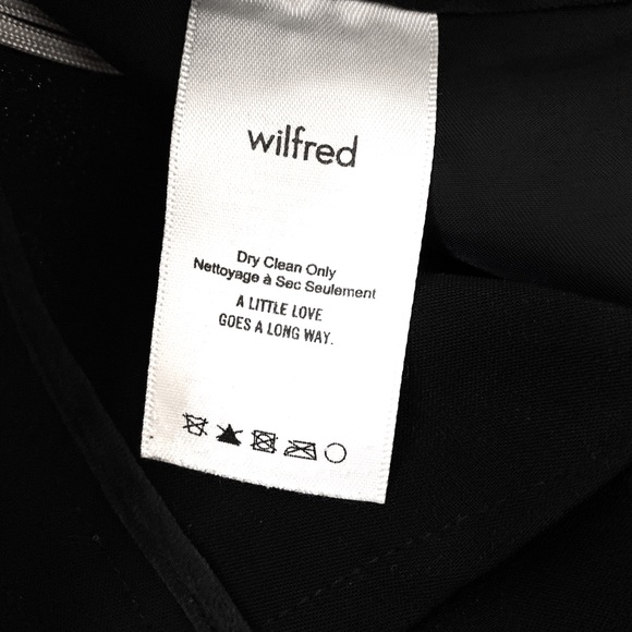 Aritzia Wilfred “Allant” Black Pants - Picture 11 of 12